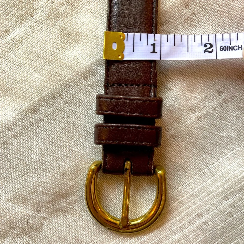 COACH British Tan Belt Small 8400 Vintage, size Medium, Handcrafted‎ USA Classic